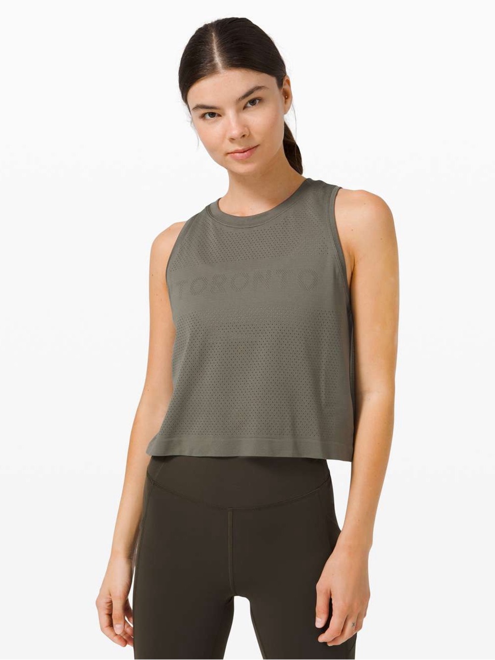 Lululemon Swiftly Breathe Crop Tank
Chicago / Grey Sage - Picture 1 of 6